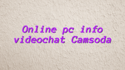 Online pc info videochat Camsoda