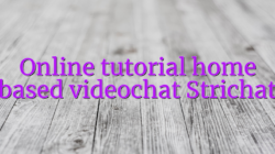 Online tutorial home based videochat Strichat