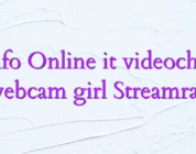 Info Online it videochat webcam girl Streamray