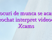 Locuri de munca se acasa videochat interpret videochat Xcams