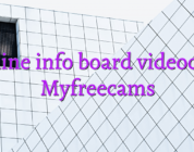 Online info board videochat Myfreecams