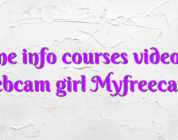 Online info courses videochat webcam girl Myfreecams