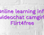 Online learning info videochat camgirl Flirt4free