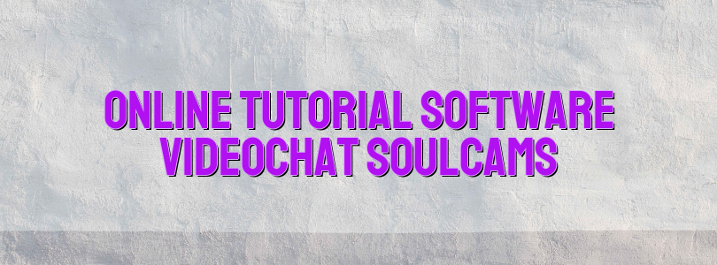 Online tutorial software videochat Soulcams