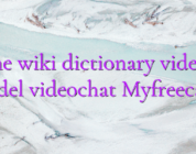 Online wiki dictionary videochat model videochat Myfreecams