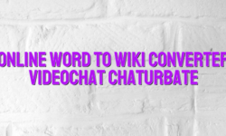 Online word to wiki converter videochat Chaturbate