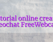 Tutorial online creator videochat FreeWebcams