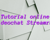 Tutorial online videochat Streamray