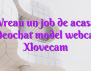 Vreau un job de acasa videochat model webcam Xlovecam