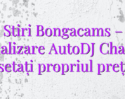 Stiri Bongacams – Actualizare AutoDJ Chatbot: setați propriul preț!