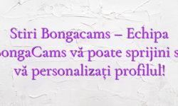 Stiri Bongacams – Echipa BongaCams vă poate sprijini să vă personalizați profilul!