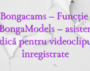 Stiri Bongacams – Funcție nouă la BongaModels – asistență juridică pentru videoclipurile înregistrate