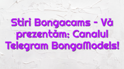 Stiri Bongacams – Vă prezentăm: Canalul Telegram BongaModels!